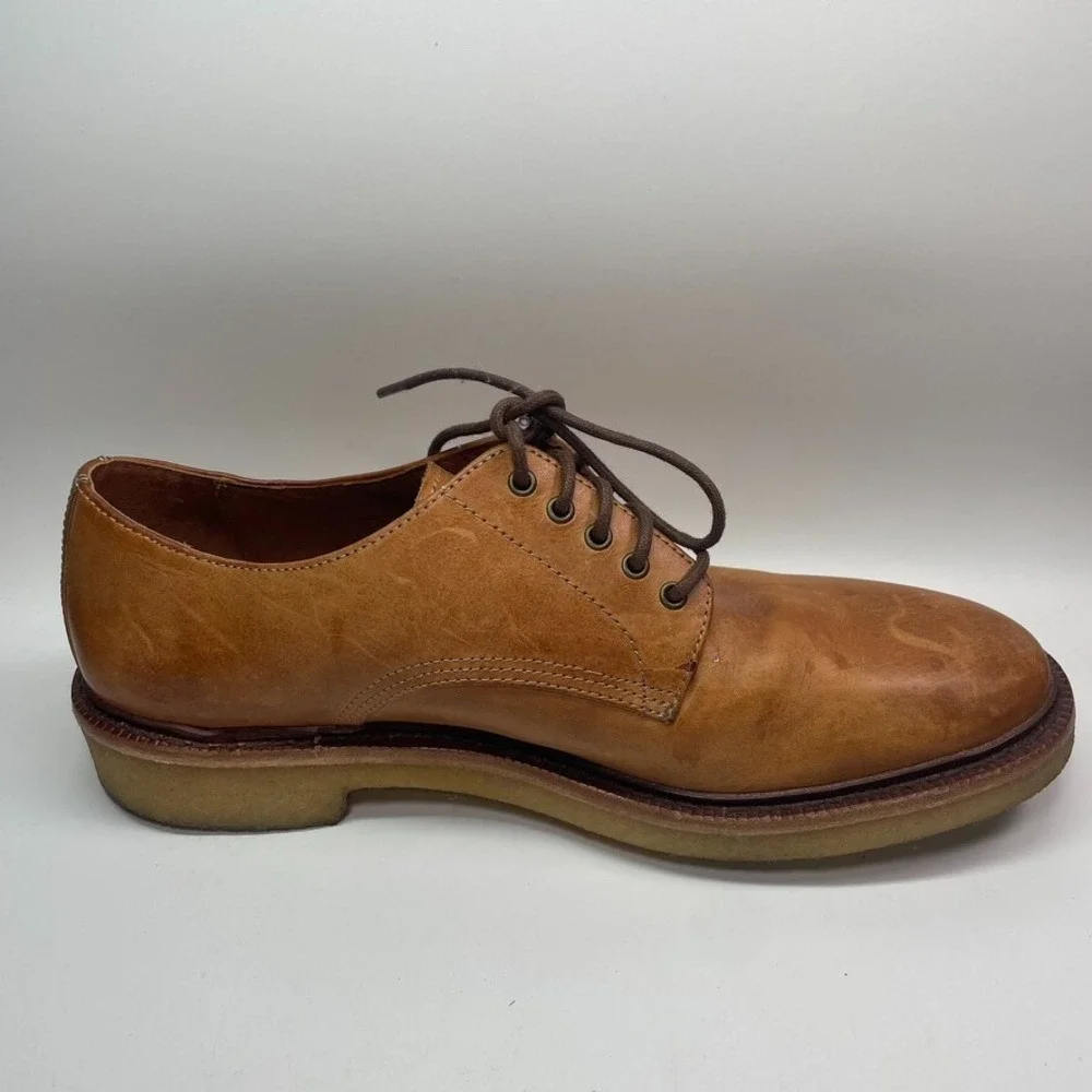 Frye Luke Oxford 88060 Plain Toe Shoes Leather Men's 9.5‎